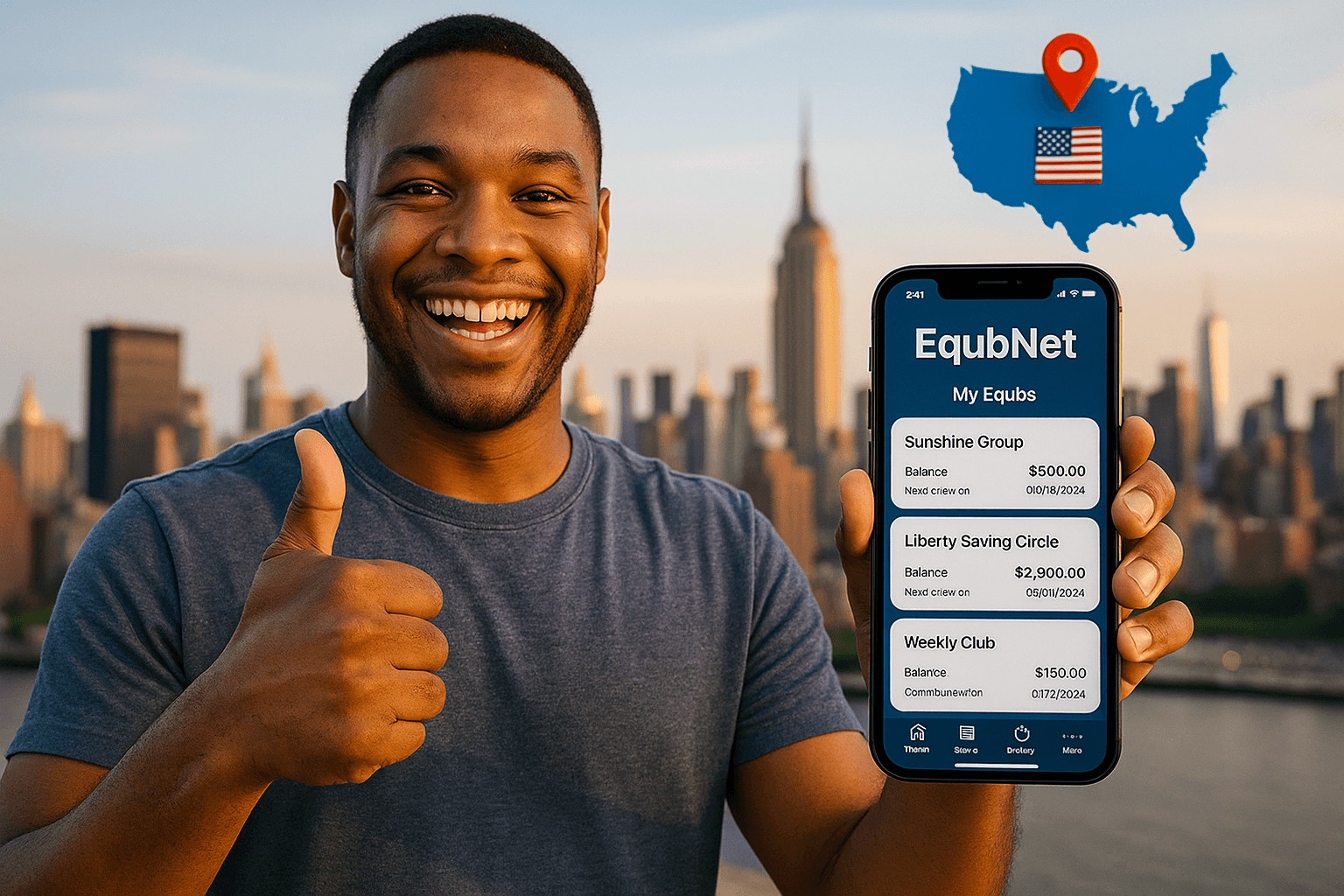 Friends planning their Equb together using EqubNet